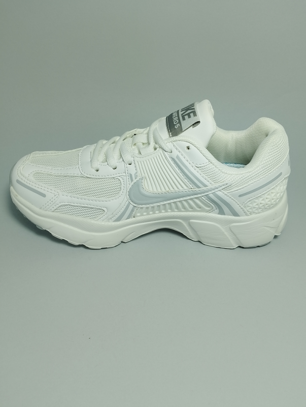 Кросівки тканина білі та сірі B833-5